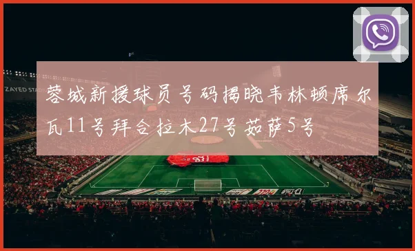 蓉城新援球员号码揭晓韦林顿席尔瓦11号拜合拉木27号茹萨5号