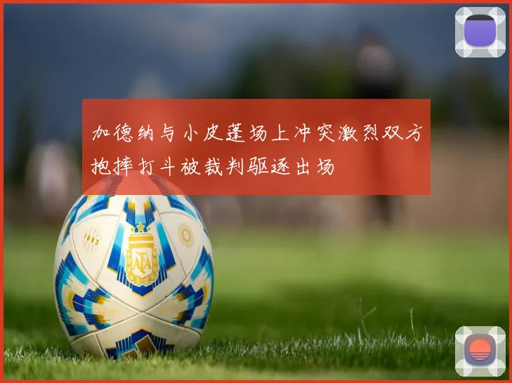 加德纳与小皮蓬场上冲突激烈双方抱摔打斗被裁判驱逐出场
